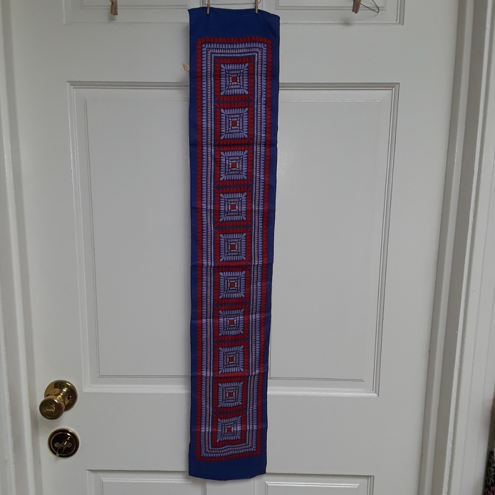 Vintage 100% Acetate Scarf ~ made in Japan